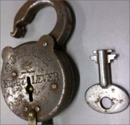 We make keys for antique locks.